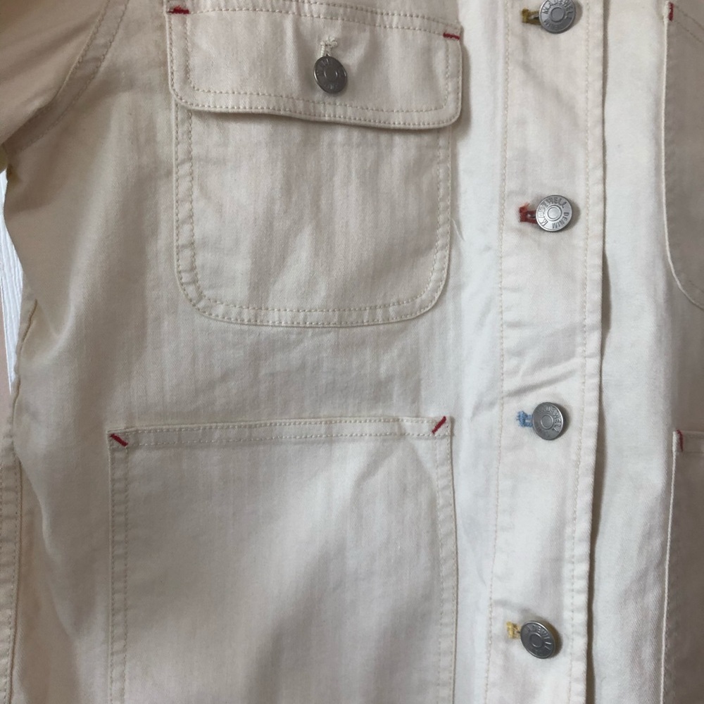 Madewell Off-White Denim Jacket - Picture 5 of 6